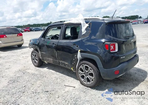 2016 Jeep Renegade Limited z USA, uszkodzony, nr VIN ZACCJBDT5GPD08425